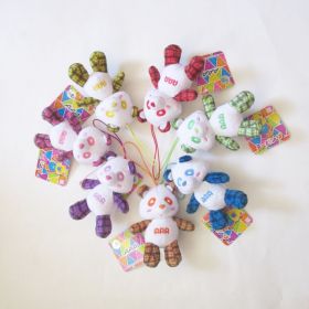 AAA(トリプルエー) アミューズメント景品 チェックプリント柄マスコットセット