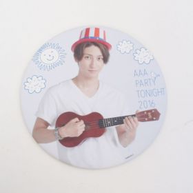 AAA(トリプルエー) PARTY TONIGHT 2016 BIG缶バッジ(青)ギター