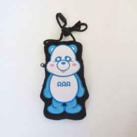AAA(トリプルエー) アミューズメント景品 ぺたんこアップリケポーチ(青)
