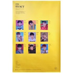 EXO(エクソ) ポスター 特典ポスター（ex'act）黄