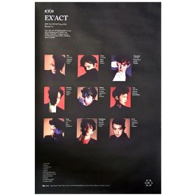 EXO(エクソ) ポスター 特典ポスター（ex'act）黒