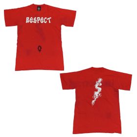 B'z(ビーズ) LIVE-GYM '98 SURVIVE Tシャツ 朱　RESPECT