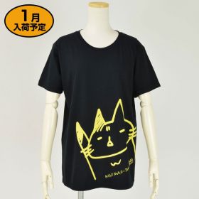 MINT NeKO×歌広場淳コラボ ねこじろうTシャツ 黒