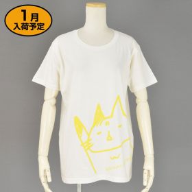 MINT NeKO×歌広場淳コラボ ねこじろうTシャツ 白