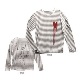 追加公演 ロングTシャツ（メランジグレー×ホワイト）