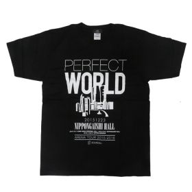SCANDAL(スキャンダル) ARENA TOUR 2015-2016 「PERFECT WORLD」 Tシャツ ブラック ～NAGOYA ver.～日本ガイシ限定