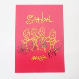 SCANDAL(スキャンダル) オフィシャルグッズ OVER DRIVE 2013 サイン入りポストカード