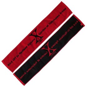 X JAPAN(エックス) X JAPAN WORLD TOUR 2014 at YOKOHAMA ARENA マフラータオル MADISON SQUARE GARDEN キックオフ