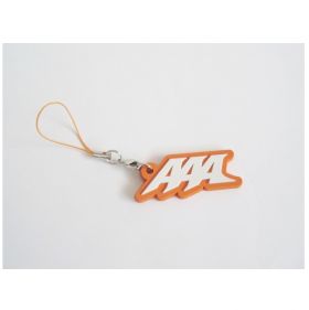 AAA(トリプルエー) CD・DVD特典 オリジナル・ラバーストラップ(橙)