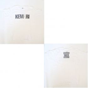 Kemuri(ケムリ) その他 Tシャツ ホワイト×ブラック Positive Mental Attitude