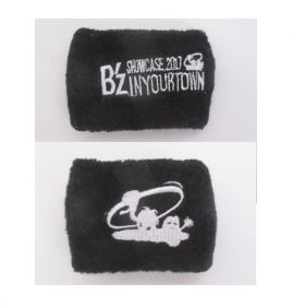 B'z(ビーズ) SHOWCASE 2017 -B'z In Your Town- リストバンド 黒 ガチャ景品
