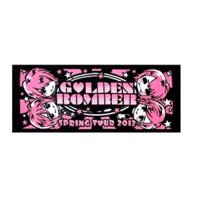 ゴールデンボンバー(金爆) 2012 Oh! 金爆ピック～愛の聖火リレー～ フェイスタオル メンバーイラスト ブラック