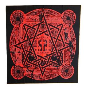 BABYMETAL(ベビーメタル) LIVE AT BUDOKAN ?RED NIGHT & BLACK NIGHT APOCALYPSE? 魔法陣フラッグ