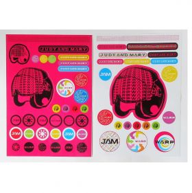 JUDY AND MARY(ジュディマリ) WARP TOUR 2001 ステッカーシート 2枚組