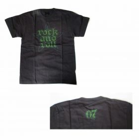 B'z(ビーズ) SHOWCASE 2007 -19- スタッフ Tシャツ A R&R 緑ロゴ