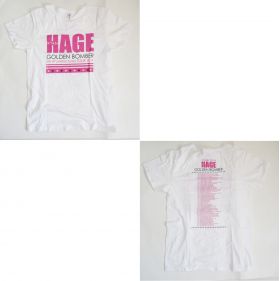 ゴールデンボンバー(金爆) 全国ツアー2014「キャンハゲ」 メンズTシャツA 白