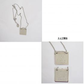 AAA(トリプルエー) 限定販売 宇野実彩子×Ravinaネックレス(シルバー）