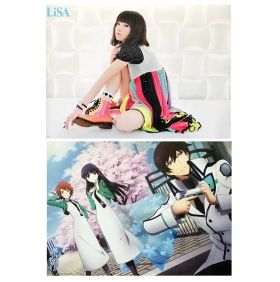 LiSA(リサ) ポスター Rising Hope 魔法科高校の劣等生 とらのあな特典 両面 2014