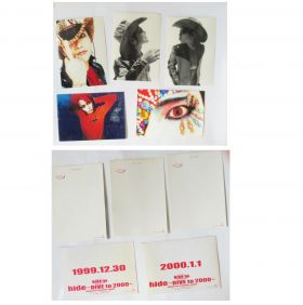 X JAPAN(エックス) HIDE ポストカード インビテーションカード セット DIVE 2000 等