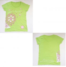 Perfume(パフューム) Second Tour 2009 直角二等辺三角形TOUR Tシャツ(グリーン)