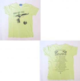 BUMP OF CHICKEN(バンプ) 2008 TOUR「ホームシップ衛星」 ツアーTシャツ(ライム)