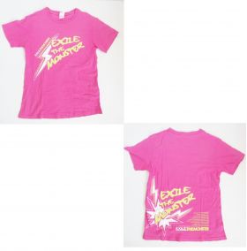 EXILE(エグザイル) LIVE TOUR 2009 MONSTER Tシャツ(ピンク)