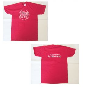 {[en]:B'z(ビーズ) 限定販売 Tシャツ レッド 1996 VIDEO-GYM