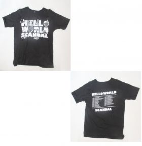 SCANDAL(スキャンダル) WORLD TOUR 2015 「HELLO WORLD」 Tシャツ ブラック