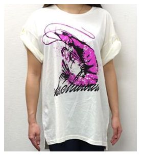 私立恵比寿中学(エビ中) 年忘れ大学芸会2013「エビ中のスター・コンダクター」 ほとばしるエビTシャツ（ロング丈）