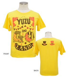 GO LAND　ペイントTシャツ（イエロー