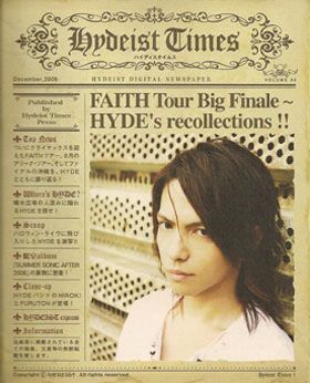 VAMPS(HYDE) ファンクラブ会報 Hydeist Times vol.006
