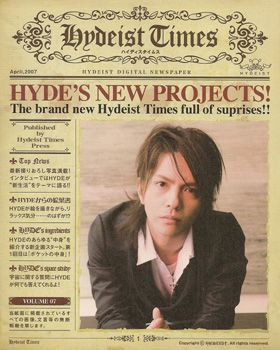 VAMPS(HYDE) ファンクラブ会報 Hydeist Times vol.007