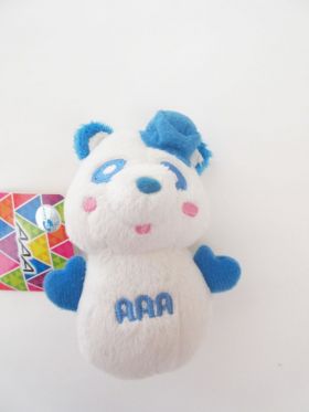 AAA(トリプルエー) アミューズメント景品 え～パンダ雪だるまマスコット(青)