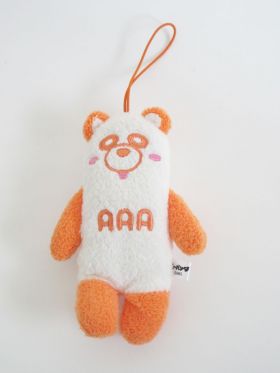 AAA(トリプルエー) アミューズメント景品 え～パンダロングマスコット(橙)