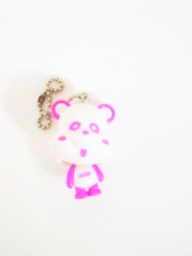 AAA(トリプルエー) アミューズメント景品 え～パンダ プラプラマスコット(桃)