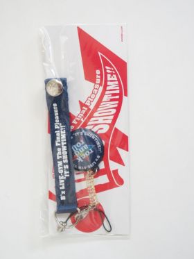 B'z(ビーズ) LIVE-GYM 2002 GREEN 携帯ストラップ