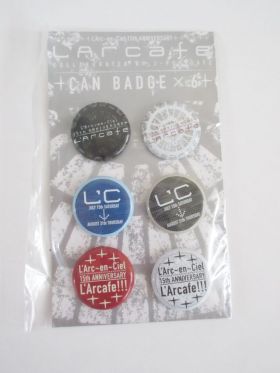 L'Arc～en～Ciel(ラルク) L'Arcafe バッチセット(6個)