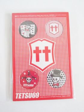 L'Arc～en～Ciel(ラルク) TETSUYA バッチセット(4個)赤