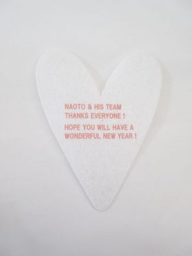 ナオト・インティライミ(NAOTO) LIVE キャラバン 2013@ARENA Nice catch the moment！ メッセージカード