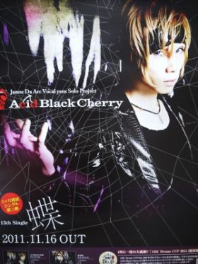 Acid Black Cherry / 蝶 告知ポスター
