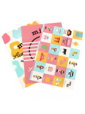 クリアファイル3枚セット