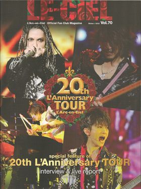 L'Arc～en～Ciel(ラルク)  ファンクラブ会報 LE-CIEL vol.70