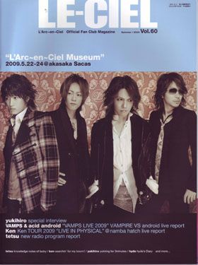 L'Arc～en～Ciel(ラルク)  ファンクラブ会報 LE-CIEL vol.60