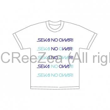 買取 Sekai No Owari Tour 11 Sekai No Owari ロゴtシャツ 白 アーティストショップjp