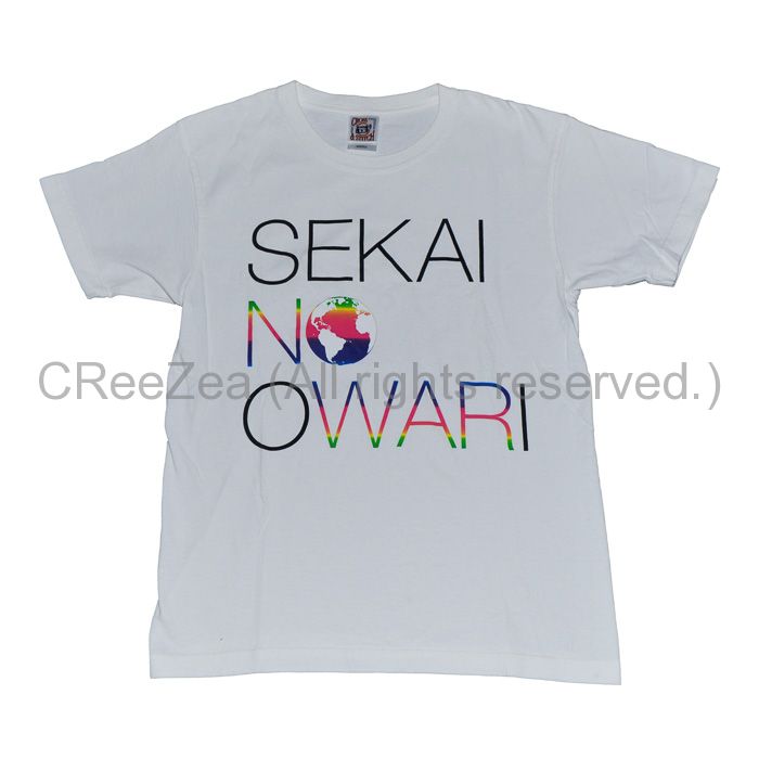 買取】SEKAI NO OWARI(セカオワ) Heart the eartH TOUR Tシャツ 白 ...