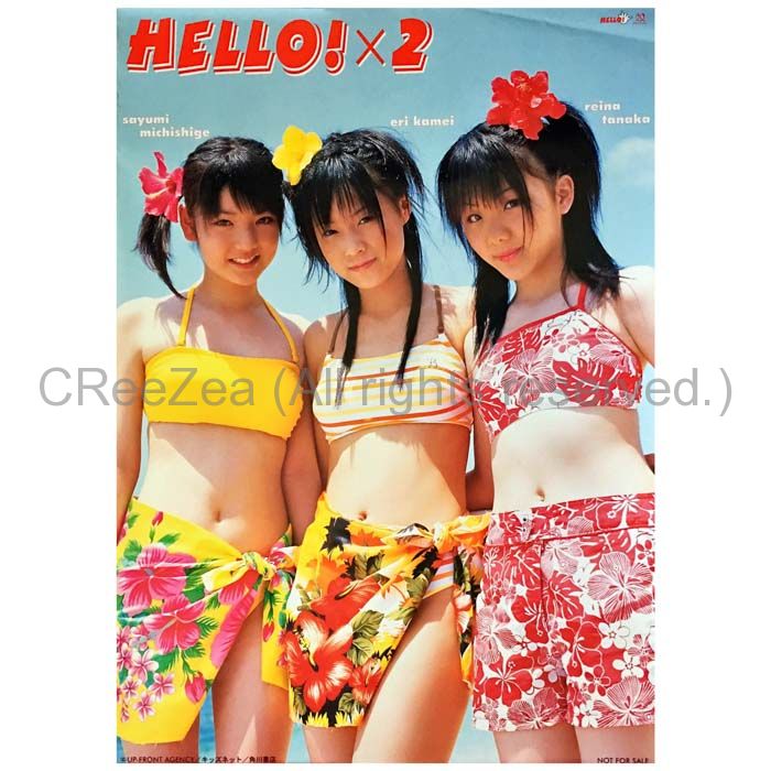 買取】モーニング娘。(モー娘) ポスター 亀井絵里 田中れいな