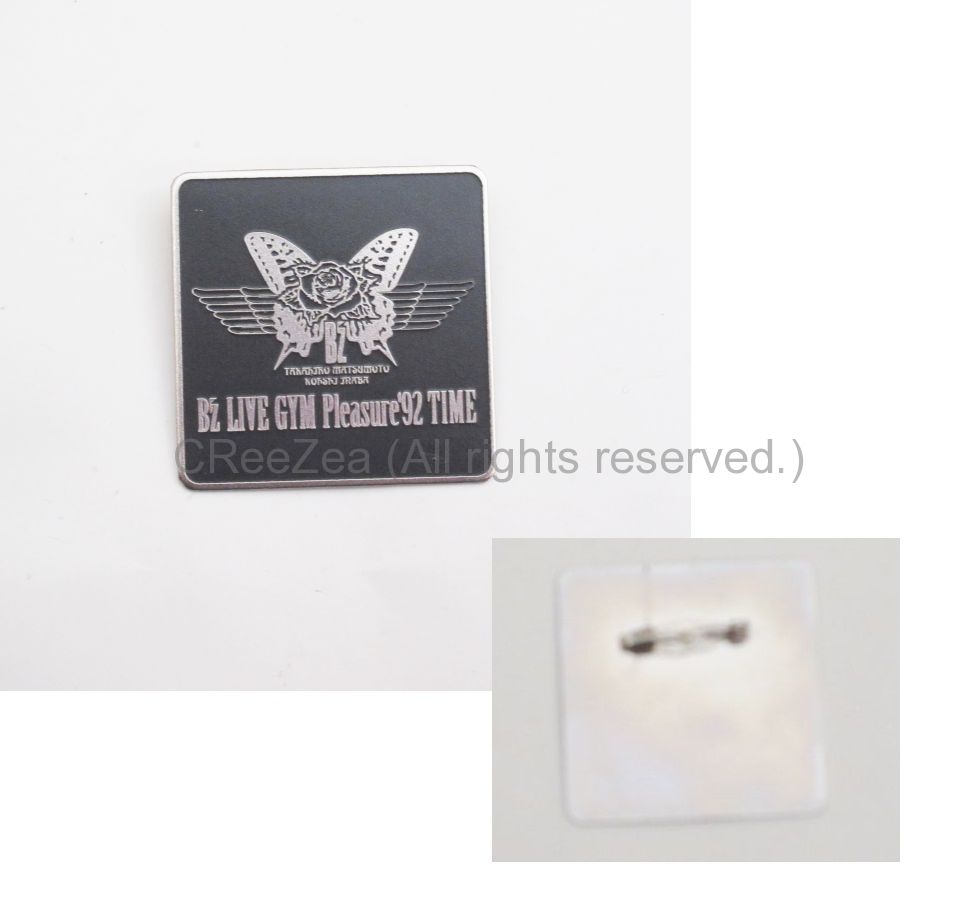 B'z LIVE GYM Pleasure'92 TIME パンフレット アート・デザイン