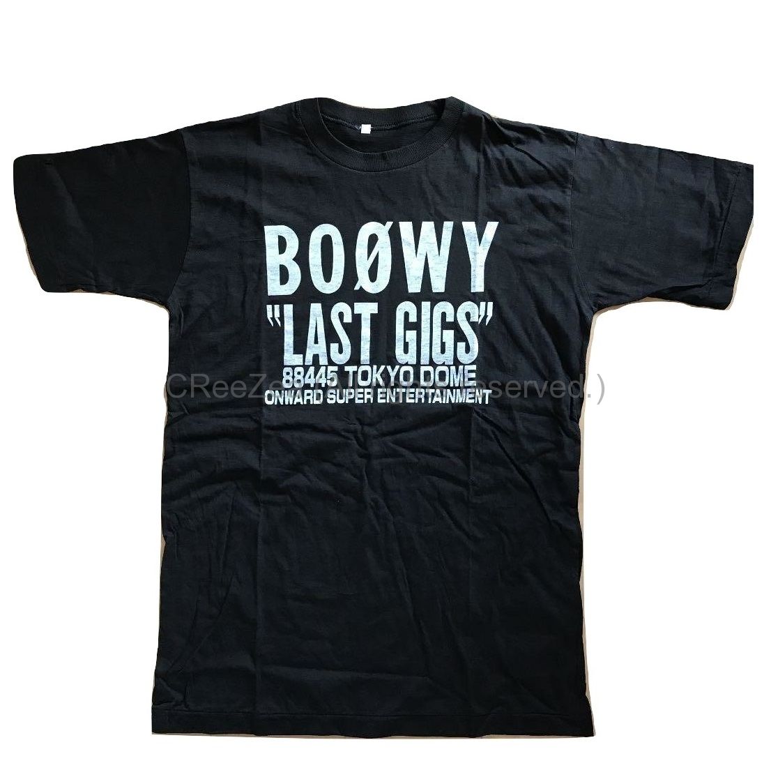 【買取】BOOWY(ボウイ) LAST GIGS Tシャツ ブラック || アーティストショップJP