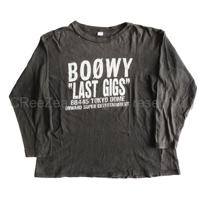 【買取】BOOWY(ボウイ) LAST GIGS 長袖シャツ 東京ドーム 88445 || アーティストショップJP