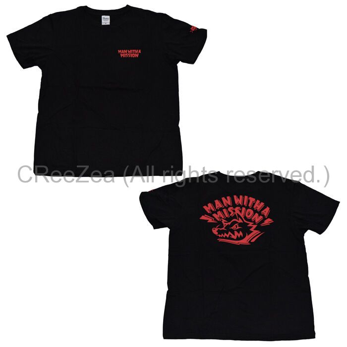Tシャツ　黒　MANWITHAMISSION Amazon.co.jp: MAN WITH A MISSION（マンウィズアミッション